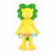 Cartoon Lion With Green Mane Mascot Costume Cartoon Lion With Green Mane Mascot Costume