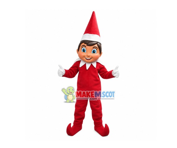 Christmas Boy Mascot Costume Christmas Boy Mascot Costume