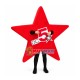 Red Five-pointed Star Mascot Costume