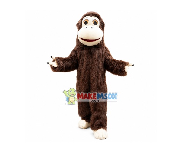 Uniex Long Wool Monkey Mascot Costume Uniex Long Wool Monkey Mascot Costume