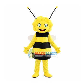 Lifesome Curly Bee Mascot Costume Lifesome Curly Bee Mascot Costume
