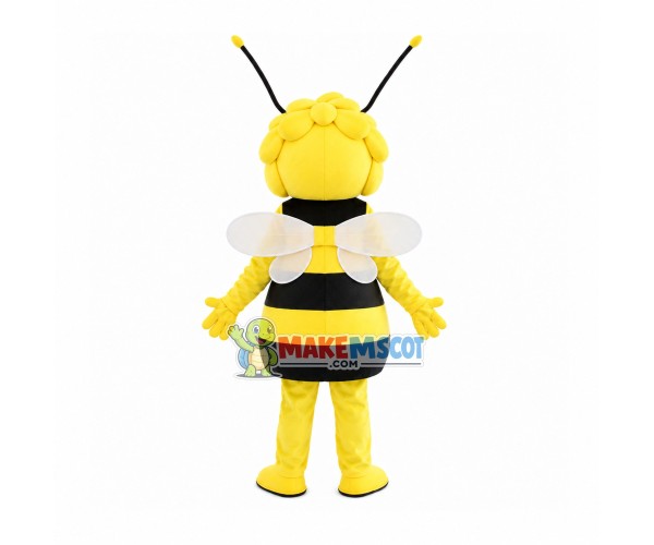 Lifesome Curly Bee Mascot Costume Lifesome Curly Bee Mascot Costume