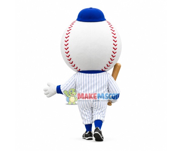League Baseball Man Mascot Costume