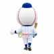 League Baseball Man Mascot Costume