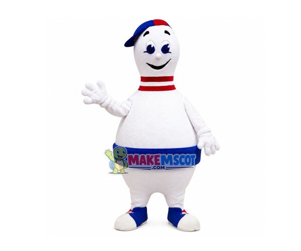 Regular Bowling Pin Mascot Costume Regular Bowling Pin Mascot Costume