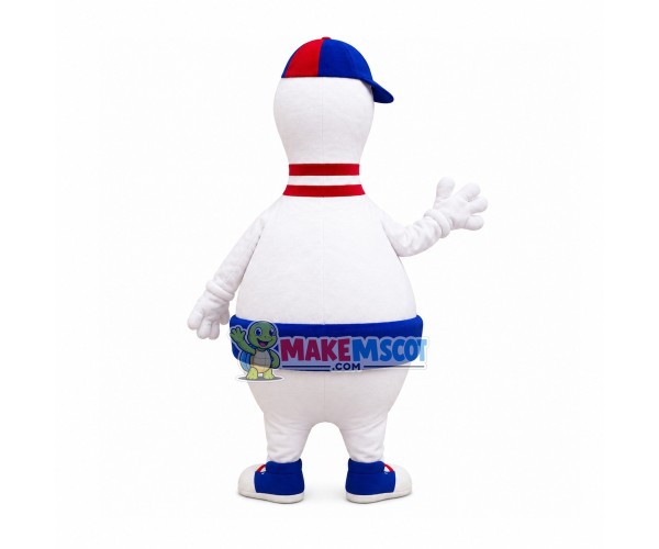 Regular Bowling Pin Mascot Costume