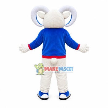 Power Sport Ram Mascot Costume Power Sport Ram Mascot Costume