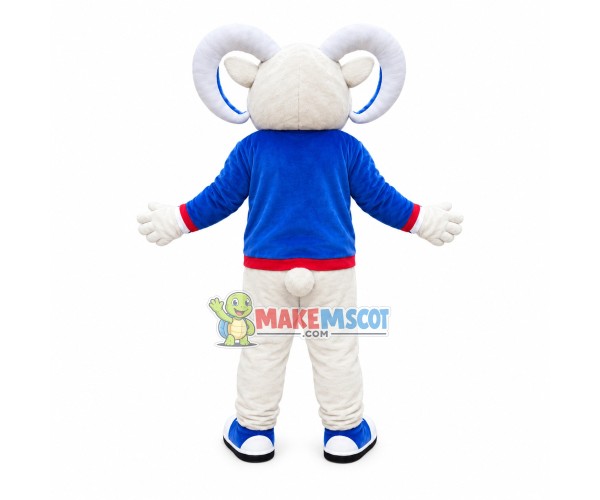 Power Sport Ram Mascot Costume Power Sport Ram Mascot Costume
