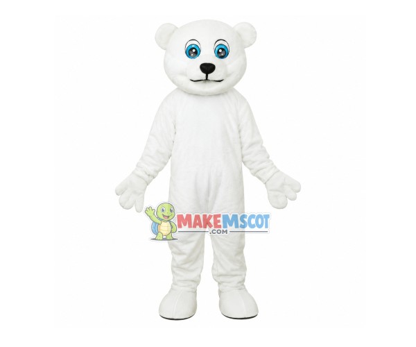 Pure White Bear Mascot Costume Pure White Bear Mascot Costume