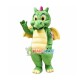Adorable Green Dragon Mascot Costume Adorable Green Dragon Mascot Costume