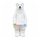 Thick Wool Polar Bear Mascot Costume Thick Wool Polar Bear Mascot Costume