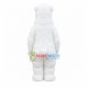 Thick Wool Polar Bear Mascot Costume Thick Wool Polar Bear Mascot Costume