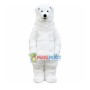 Thick Wool Polar Bear Mascot Costume