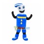 Blue Barrel Of Gasoline Mascot Costume
