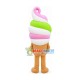 Mixed Flavor Ice Cream Cone Mascot Costume Mixed Flavor Ice Cream Cone Mascot Costume