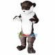 Quiet Gray Beaver Mascot Costume Quiet Gray Beaver Mascot Costume