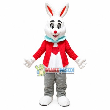 Easter Love Rabbit Mascot Costume
