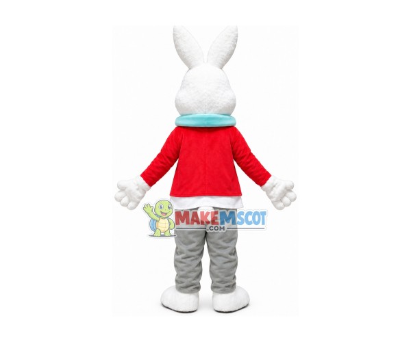 Easter Love Rabbit Mascot Costume Easter Love Rabbit Mascot Costume