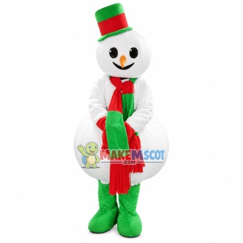 Exquisite Christmas Snowman Mascot Costume Exquisite Christmas Snowman Mascot Costume
