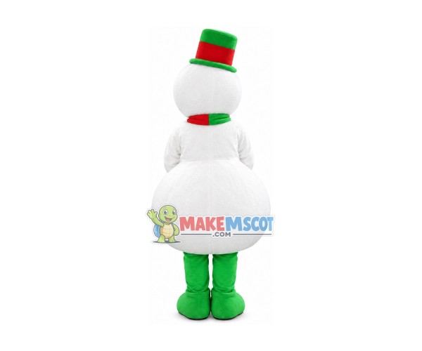 Exquisite Christmas Snowman Mascot Costume