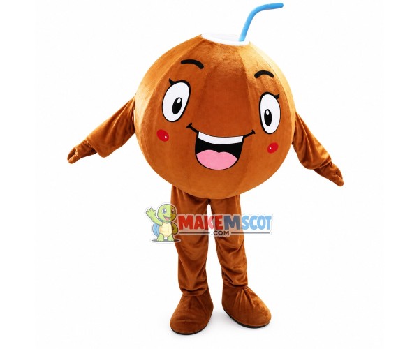 Chipped Coconut Mascot Costume