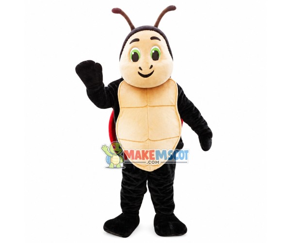 Black Ladybug Mascot Handmade Costume Black Ladybug Mascot Handmade Costume