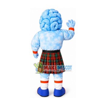 Hard Rock Man Mascot Costume Hard Rock Man Mascot Costume