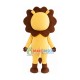 Lion With Sunglasses Mascot Costume Lion With Sunglasses Mascot Costume