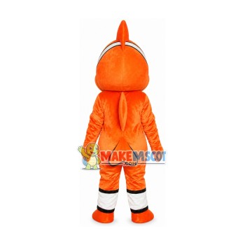 Clownfish Nemo Mascot Cartoon Costume Clownfish Nemo Mascot Cartoon Costume