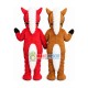 Pair Of Horse Brothers Mascot Costume Pair Of Horse Brothers Mascot Costume