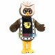 Glory Owl King Mascot Costume Glory Owl King Mascot Costume