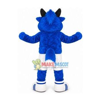 Sport Blue Tiger Mascot Costume Sport Blue Tiger Mascot Costume