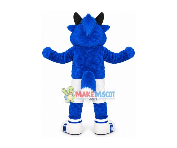 Sport Blue Tiger Mascot Costume Sport Blue Tiger Mascot Costume