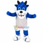 Sport Blue Tiger Mascot Costume