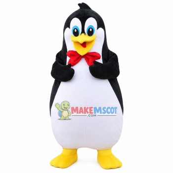 Encouraging Mr Penguin Mascot Costume Encouraging Mr Penguin Mascot Costume