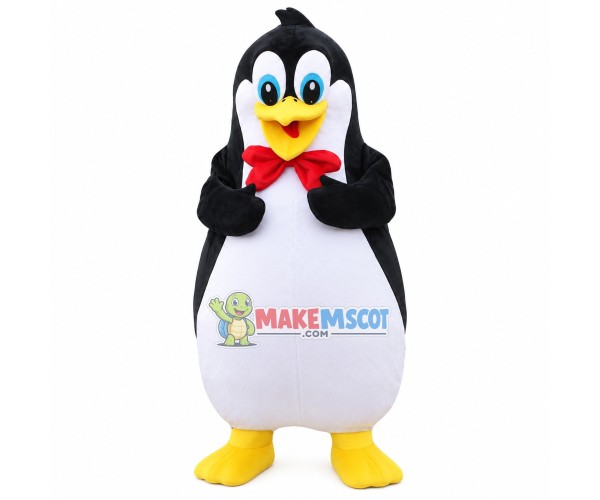 Encouraging Mr Penguin Mascot Costume Encouraging Mr Penguin Mascot Costume