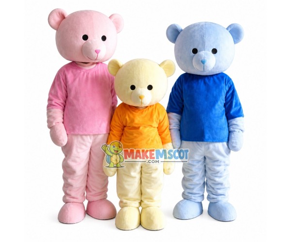Nice Bear Family Mascot Costume Nice Bear Family Mascot Costume
