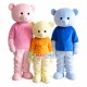 Nice Bear Family Mascot Costume Nice Bear Family Mascot Costume
