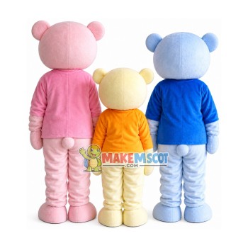 Nice Bear Family Mascot Costume Nice Bear Family Mascot Costume