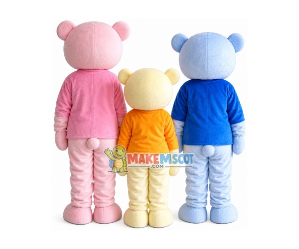 Nice Bear Family Mascot Costume Nice Bear Family Mascot Costume