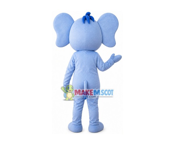 Light Blue Elephant Mascot Breathable Costume Light Blue Elephant Mascot Breathable Costume