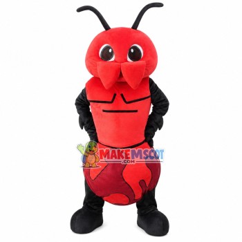 Huge Red Beetle Mascot Costume