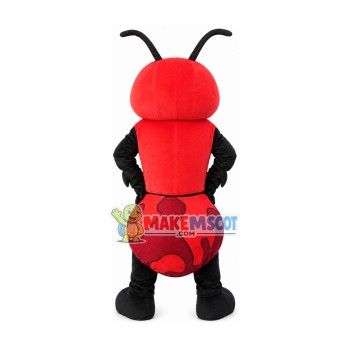 Huge Red Beetle Mascot Costume