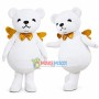 Pure Angle Bear Mascot Costume