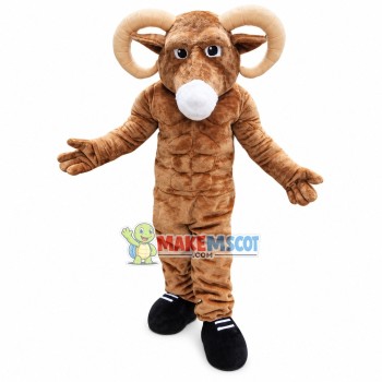 Power Muscle Ram Mascot Costume