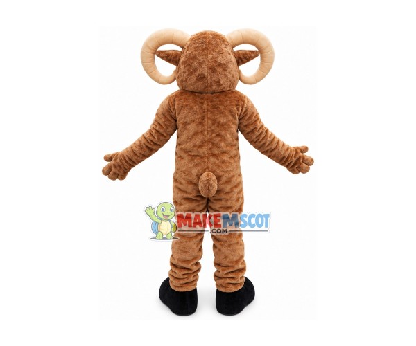 Power Muscle Ram Mascot Costume Power Muscle Ram Mascot Costume