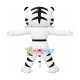 Taekwondo White Tiger Mascot Costume Taekwondo White Tiger Mascot Costume