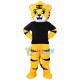 Little Tiger In The Black Shirt Mascot Costume Little Tiger In The Black Shirt Mascot Costume