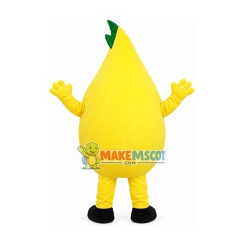 Cartoon Mango With Eyes Mascot Costume Cartoon Mango With Eyes Mascot Costume