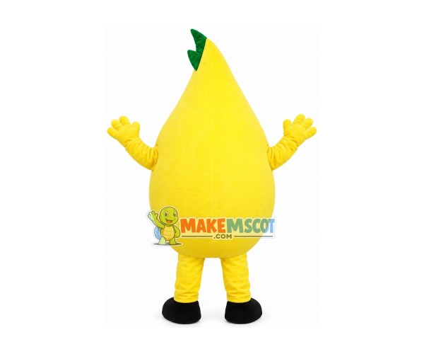 Cartoon Mango With Eyes Mascot Costume Cartoon Mango With Eyes Mascot Costume